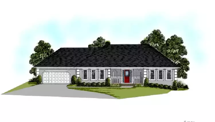 image of french country house plan 7616